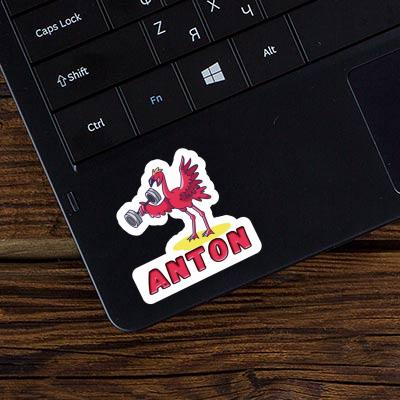 Flamingo Sticker Anton Laptop Image