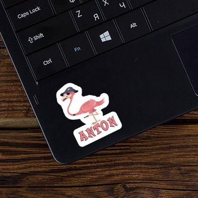 Flamingo Sticker Anton Image