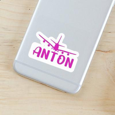 Sticker Anton Flugzeug Gift package Image