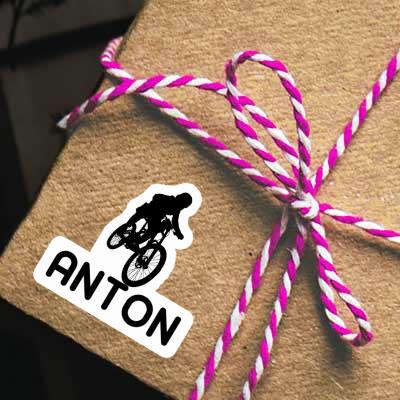 Freeride Biker Sticker Anton Notebook Image