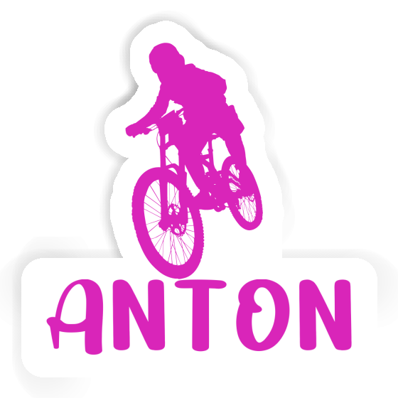 Freeride Biker Sticker Anton Laptop Image