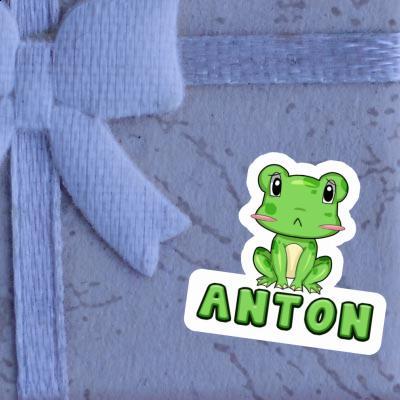 Sticker Frosch Anton Laptop Image