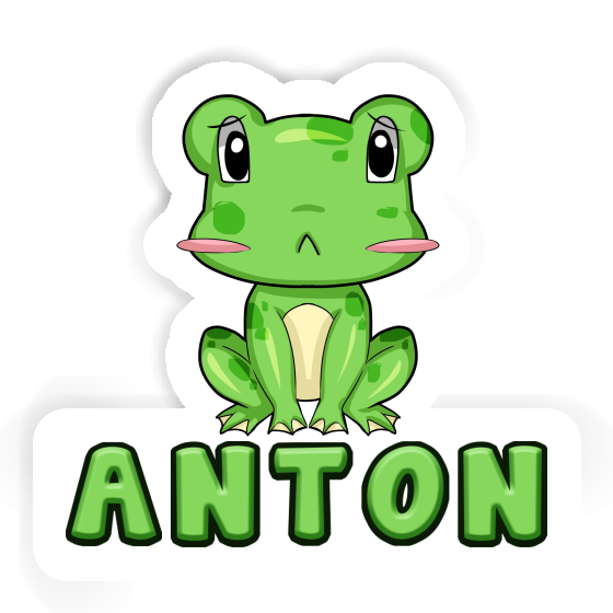 Sticker Frosch Anton Gift package Image