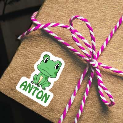 Anton Sticker Frog Laptop Image