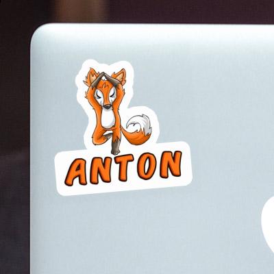 Sticker Yoga Fox Anton Gift package Image