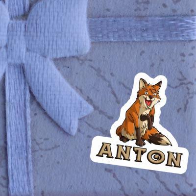 Sticker Fuchs Anton Notebook Image