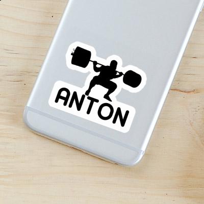 Sticker Anton Gewichtheber Image