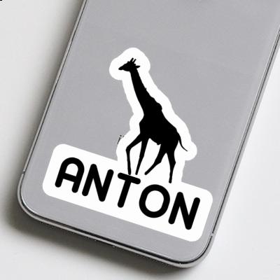 Aufkleber Anton Giraffe Image