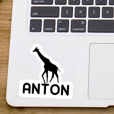 Sticker Anton Giraffe Image