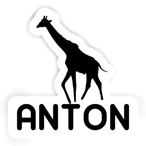 Aufkleber Anton Giraffe Gift package Image