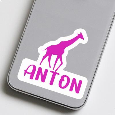 Autocollant Anton Girafe Laptop Image