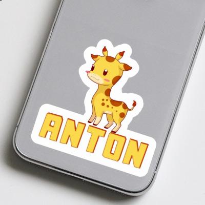 Sticker Anton Giraffe Image