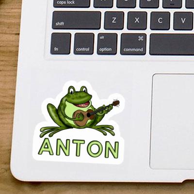 Aufkleber Gitarrenfrosch Anton Image