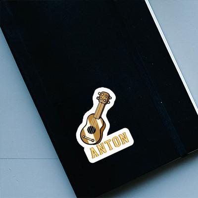 Anton Aufkleber Gitarre Notebook Image