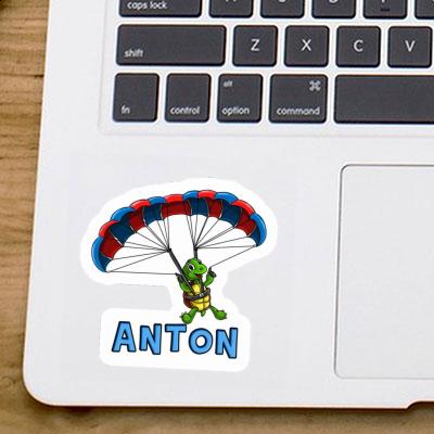 Sticker Paraglider Anton Notebook Image