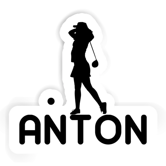 Autocollant Golfeuse Anton Gift package Image