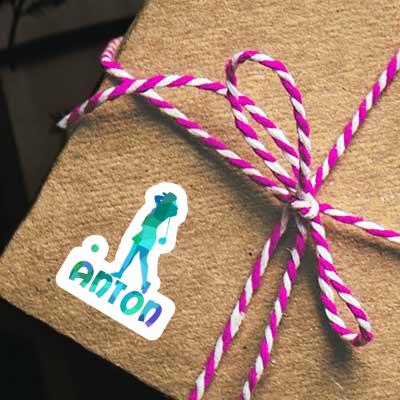 Anton Sticker Golferin Gift package Image