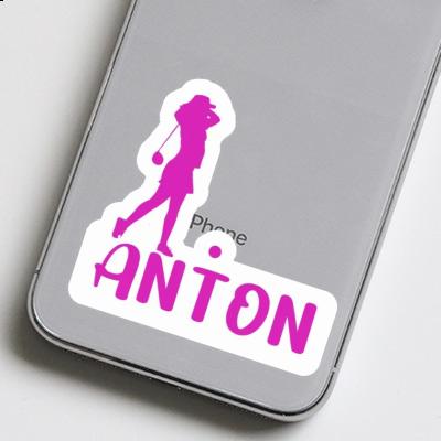 Anton Sticker Golfer Gift package Image