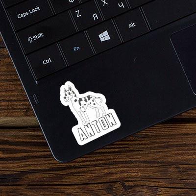 Anton Sticker Dogge Notebook Image