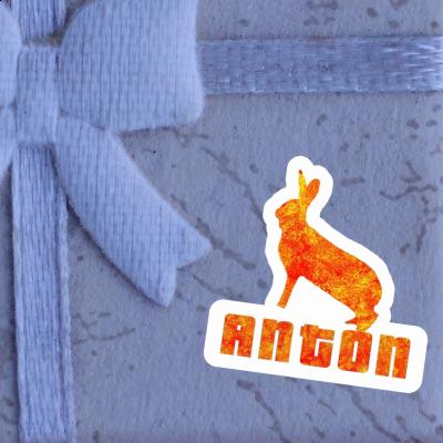 Anton Sticker Kaninchen Laptop Image