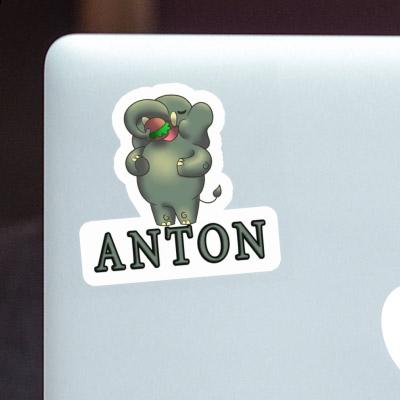 Aufkleber Anton Hamburger Laptop Image