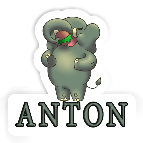 Sticker Anton Hamburger Gift package Image