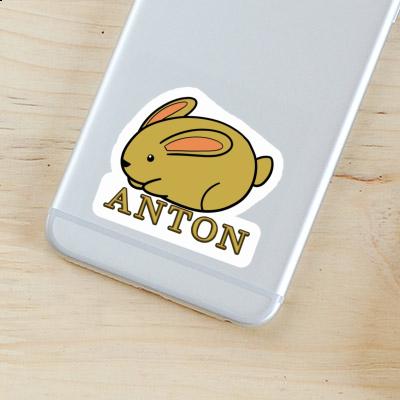 Hase Aufkleber Anton Laptop Image