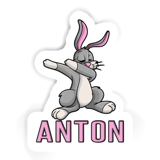 Anton Aufkleber Kaninchen Gift package Image