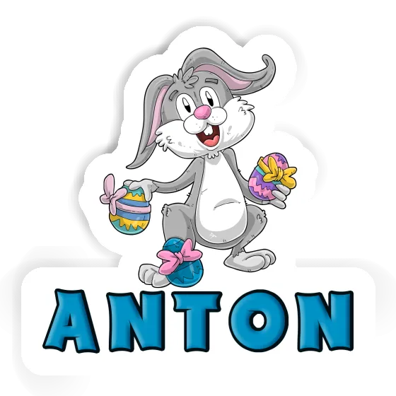 Anton Aufkleber Osterhase Laptop Image