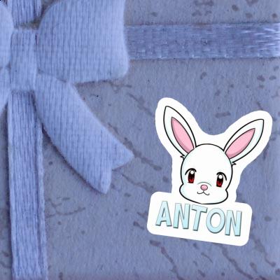 Sticker Hase Anton Laptop Image