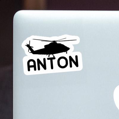 Anton Aufkleber Helikopter Notebook Image