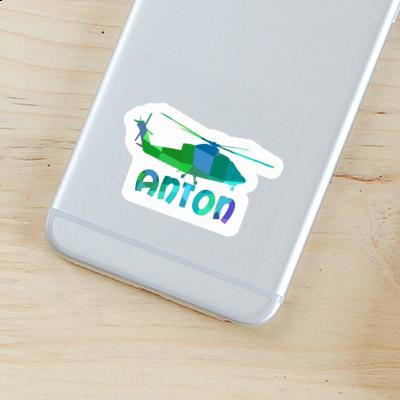 Sticker Anton Helicopter Laptop Image