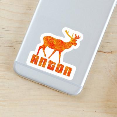 Hirsch Sticker Anton Notebook Image