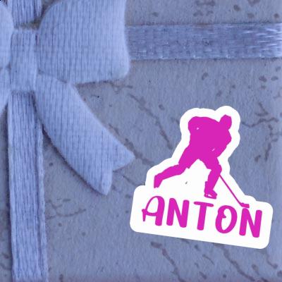 Sticker Eishockeyspielerin Anton Notebook Image