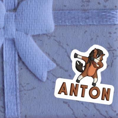 Sticker Pferd Anton Notebook Image