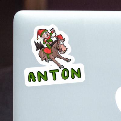 Pferd Sticker Anton Notebook Image