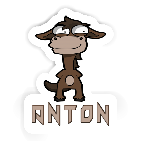 Sticker Anton Pferd Image