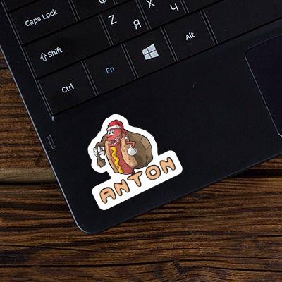 Anton Sticker Christmas Hot Dog Gift package Image