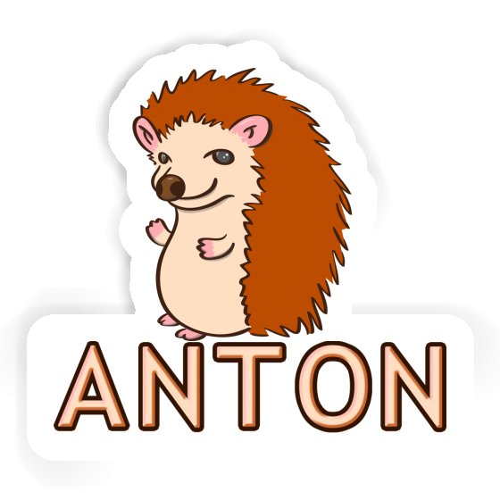 Igel Aufkleber Anton Laptop Image