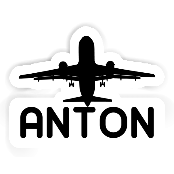 Anton Sticker Jumbo-Jet Notebook Image