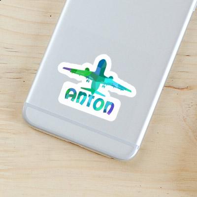 Anton Sticker Jumbo-Jet Image