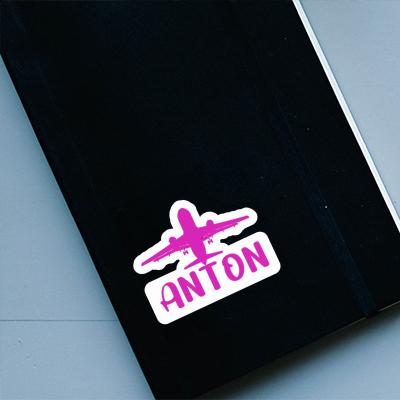 Anton Sticker Jumbo-Jet Laptop Image