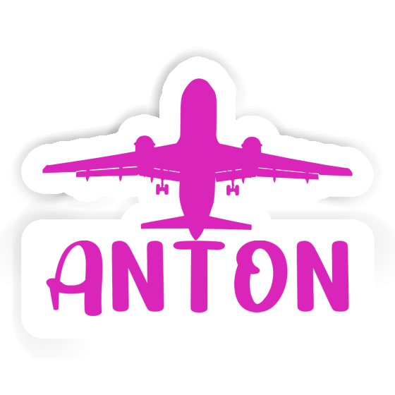 Anton Sticker Jumbo-Jet Image