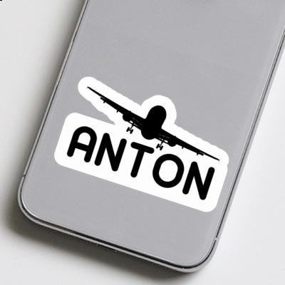 Sticker Airplane Anton Laptop Image