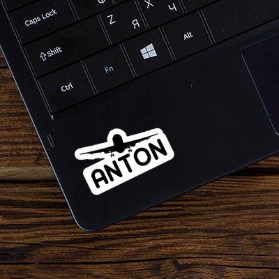 Sticker Airplane Anton Laptop Image