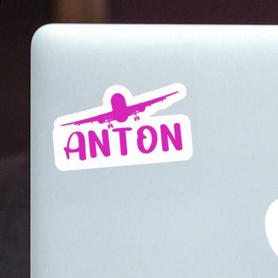 Airplane Sticker Anton Laptop Image