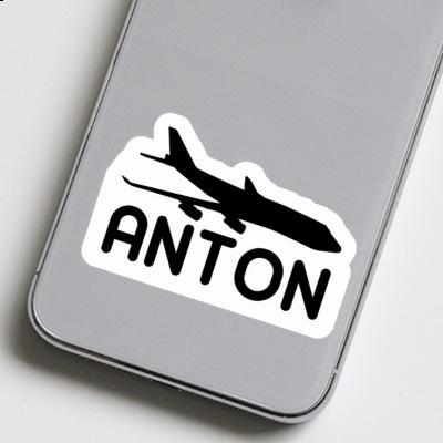 Jumbo-Jet Sticker Anton Laptop Image