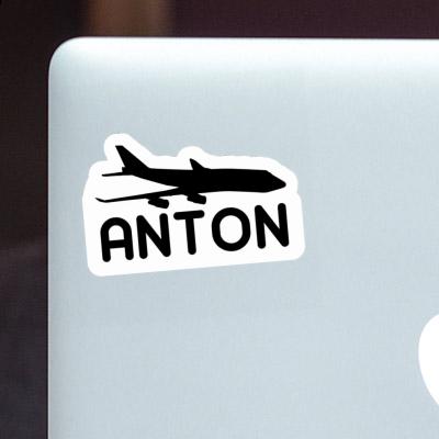 Jumbo-Jet Sticker Anton Laptop Image