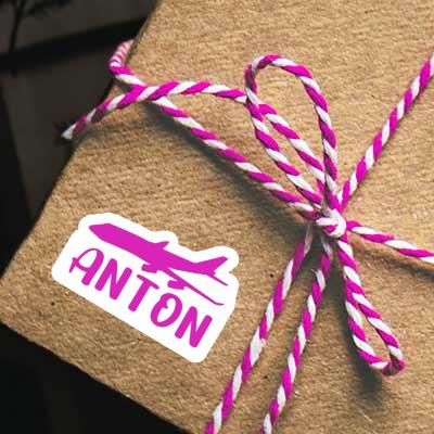 Anton Sticker Jumbo-Jet Laptop Image