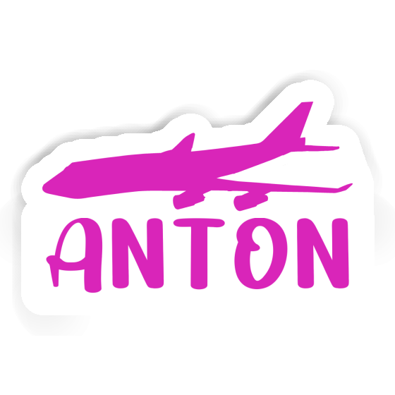 Aufkleber Jumbo-Jet Anton Gift package Image